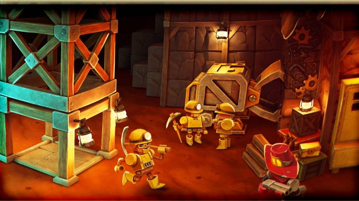 SteamWorld Build | №4. Продолжаем раскопки. На нас напали монстры! Опасная Шахта!