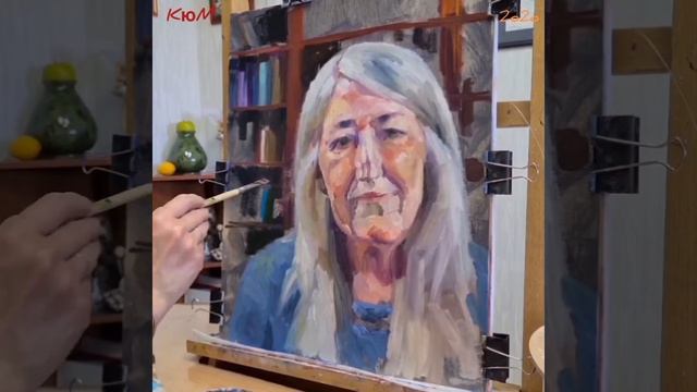 Портрет Mary Beard #painting #oilpainting #originaloilpainting #oilpainter #art #artworks #живопись смотреть онлайн