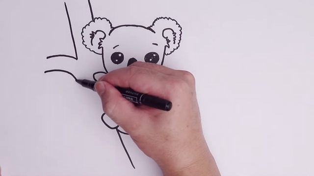 Коаланы қалай салу керек | балаларға арналған сурет смотреть онлайн