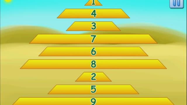 Построй пирамиду в правильном порядке. Развивающие игры для детей. Обучающие мультики. смотреть онлайн