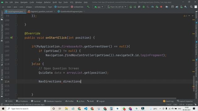 27 Creating Question Root Fragment смотреть онлайн
