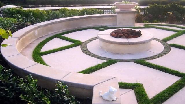 Stone Patio With Firepit Ideas смотреть онлайн