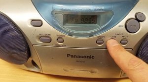 Обзор, магнитола Panasonic RX-D12, как настроить и сохранить волны