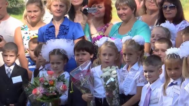1 сентября 2014 Школа №14 1 А класс Линейка смотреть онлайн