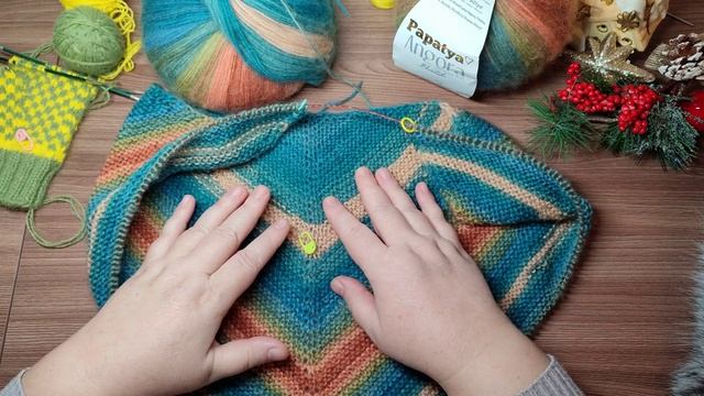 Что вяжется в феврале 2025\\ шаль и варежки смотреть онлайн