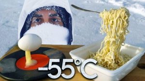 8 безумных экспериментов при -55°C (Самый холодный город в мире. Якутск)