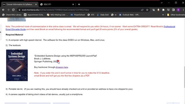 EELE 371 - Microprocessor HW/SW Systems (aka, Embedded Systems) - Course Overview (Sum23) смотреть онлайн