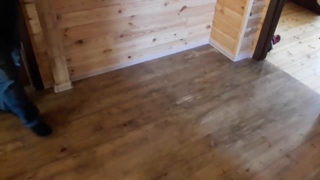 Дом из клееного бруса через 2года.