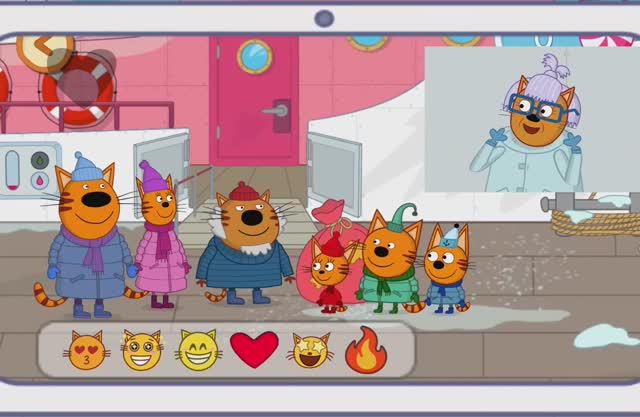 Три кота. Зимние каникулы. Развивающие игры для детей. Мультики. Подписывайтесь друзья! смотреть онлайн