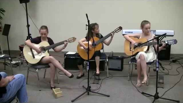 "Malaguena" - Masha (11 yrs old), Inga (8 yrs old), Betsy(10 yrs old) Recital, May 22, 2011 смотреть онлайн