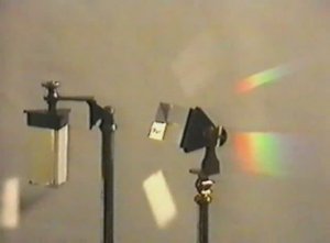 Физика. Опыты. Физическая оптика. Скрещенные призмы