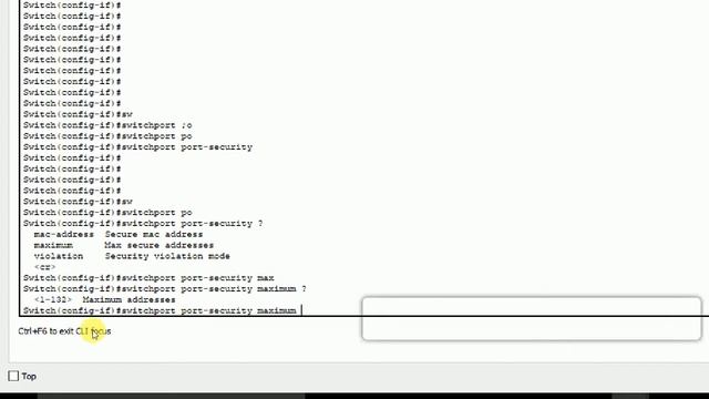 CCNA-Class5-Configure Port security on Cisco switch смотреть онлайн