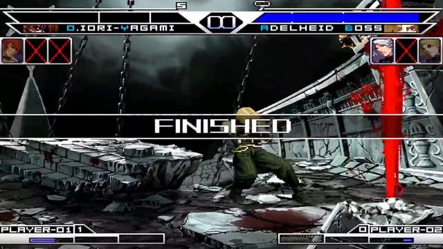 [KOF Mugen] Iori Yagami Team vs Adelheid Bernstein Team смотреть онлайн