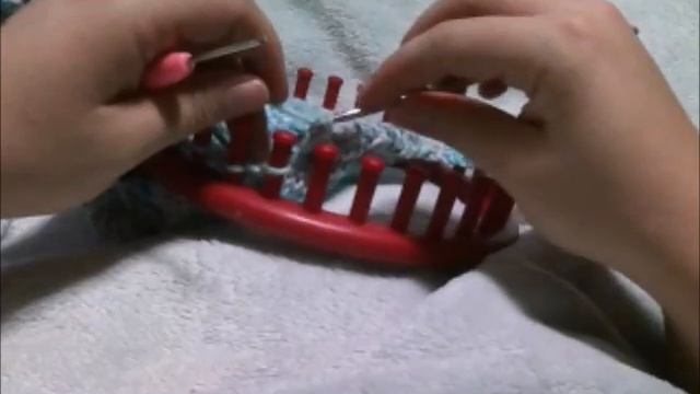 How to Loom Knit Gloves Round Loom смотреть онлайн