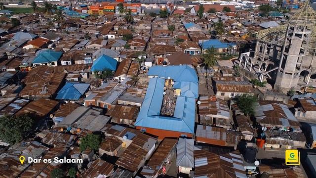 Dar Es Salaam, Tanzania –Drone & Aerial View Video 4K