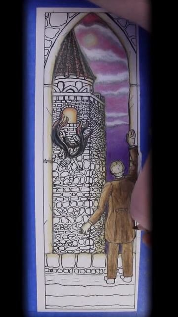 Dracula Bookmark 1 #timelapseart #art #booktube #darkacademia смотреть онлайн