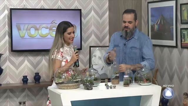 Rodney Eduardo fala sobre confecção de terrarios - VOCÊ EM DIA смотреть онлайн