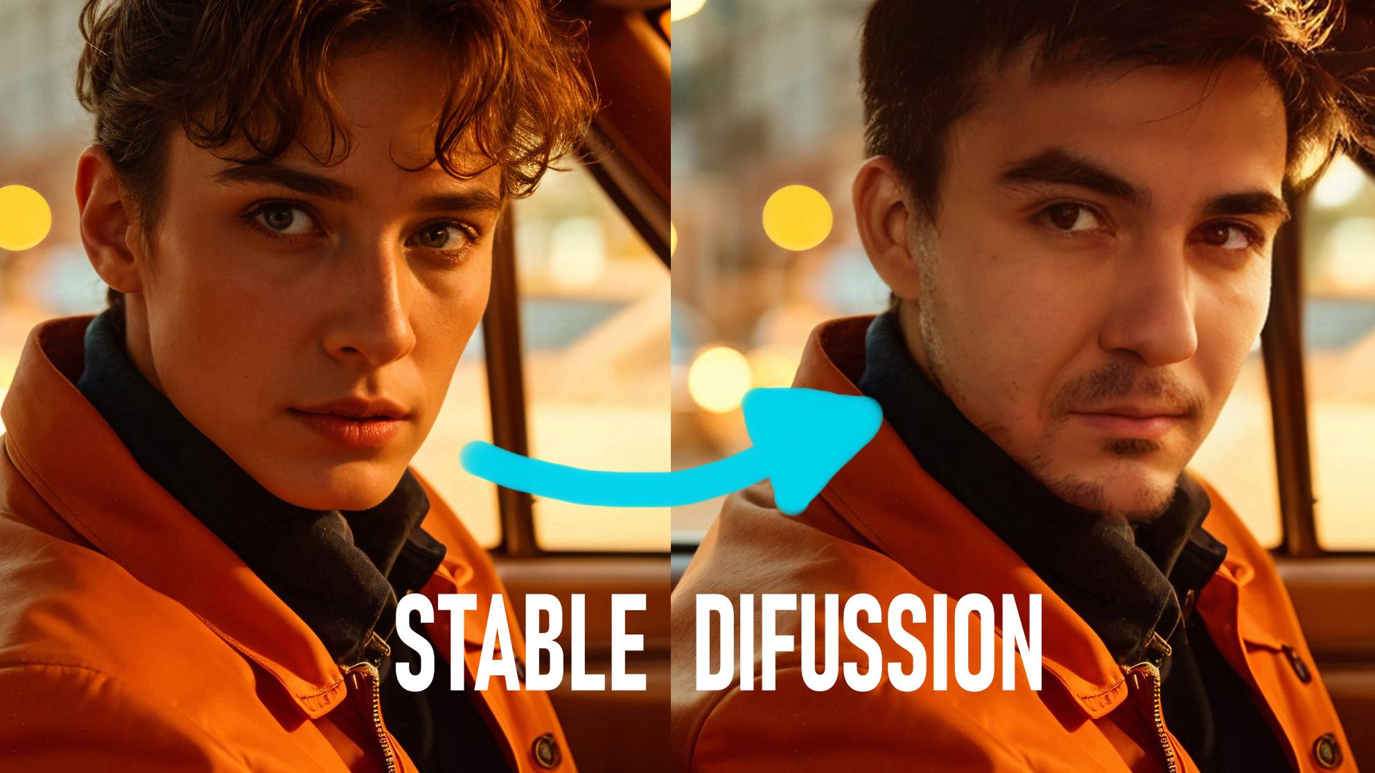 Замена лица в Stable Diffusion (LoRA) смотреть онлайн