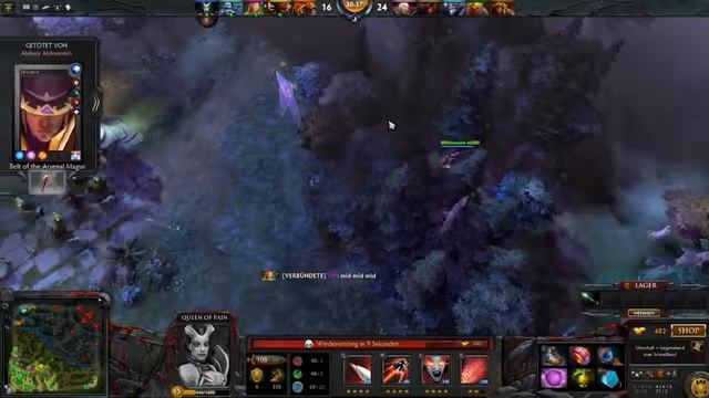 Dota 2 / Tanubis plays Queen of Pain / All Pick / the pain train /+ смотреть онлайн