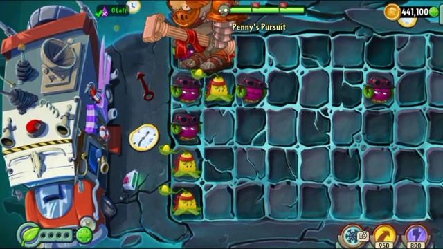Plants vs Zombies 2:passage Penny's Pursuit:level 1-6, difficult 1-3. смотреть онлайн