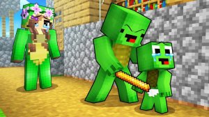 ОЧЕНЬ ГРУСТНАЯ ИСТОРИЯ МАЙНКРАФТ Малыш Майки - Грустный финал - Майнкрафт МУЛЬТФИЛЬМ