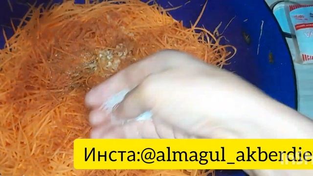 Морковь по корейски.Қазақша рецепт.Сәбіз салат смотреть онлайн