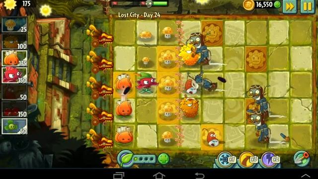 Plants vs. Zombies 2 Lost City Day 24 смотреть онлайн