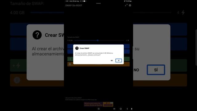 Cómo aumentar el tamaño de la RAM virtual con Swap sin root смотреть онлайн