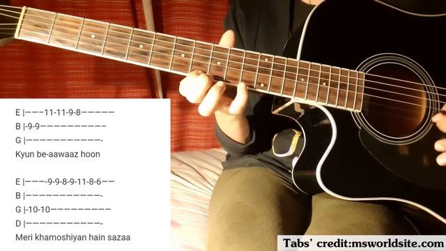 'Main Hoon Hero Tera' Guitar Tabs/Leads | Movie: Hero смотреть онлайн
