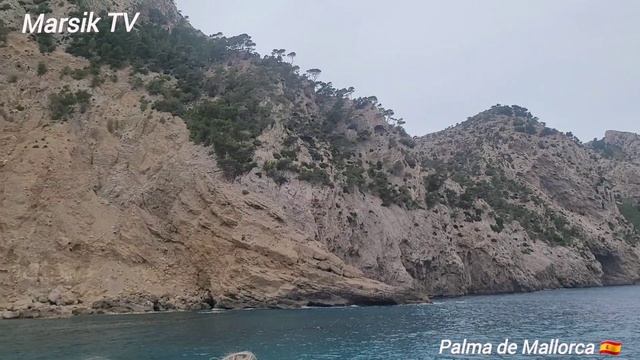 Palma de Mallorca Spain екскурсия по острову Горы Море Пальма Пишеры Яхты смотреть онлайн