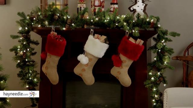 Carolina Pine 9 ft. Garland - Product Review Video смотреть онлайн