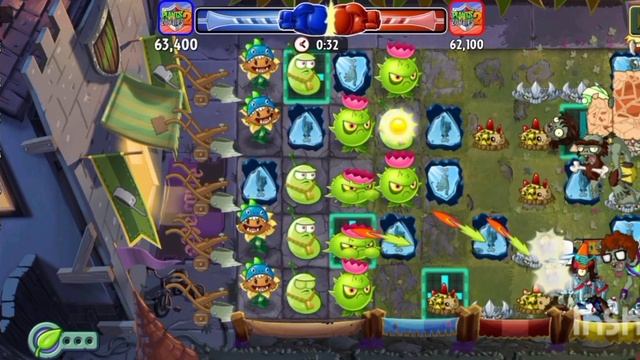 дошёл до 100 уровня в игре Растения против Зомби 2 смотреть онлайн