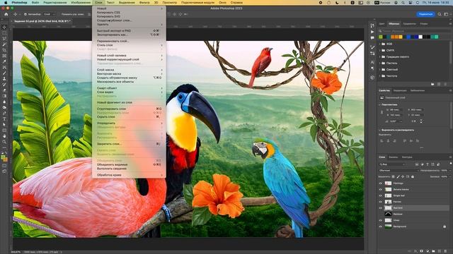 02-05_Создание нового слоя с помощью дублирования смотреть онлайн
