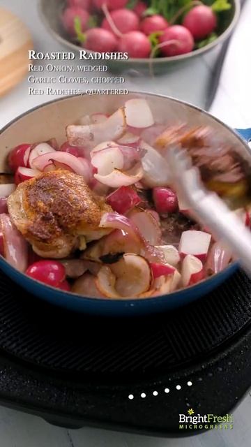 Crispy Chicken With Roasted Radishes смотреть онлайн
