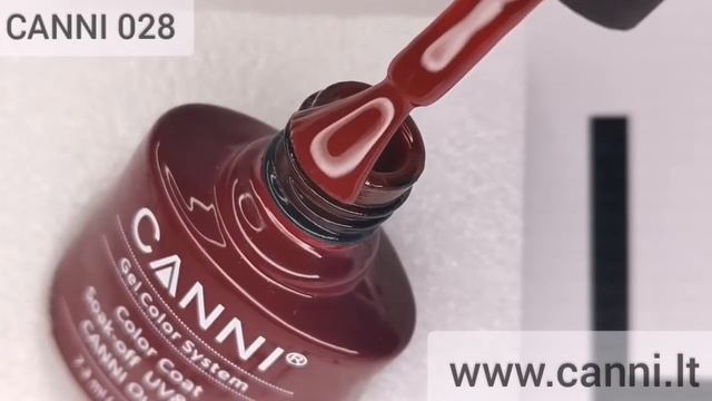 Rouge Red Gel polish CANNI 028 смотреть онлайн