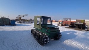 Вездеход на зимних гусеницах