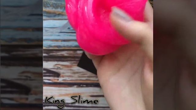 Acid pink slime, KING SLIME, ярко-розовый слайм, лизун, жвачка для рук, купить Украина смотреть онлайн