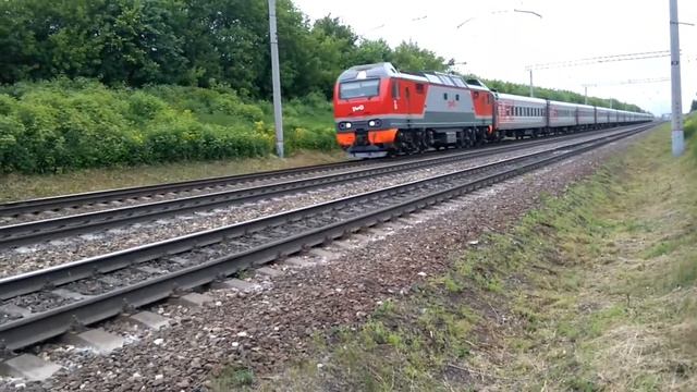 Приветливый ЭП2К Москва - Челябинск смотреть онлайн