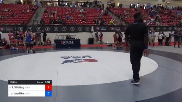 106 Lbs Cons 8 #2 - Taylor Whiting, Askren Wrestling Academy Vs Jasmine Luedtke, Sebolt Wrestling
