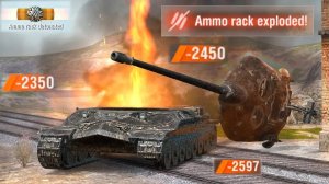 ВАНШОТ ШОУ  Взрывы Боеукладок Tanks blitz