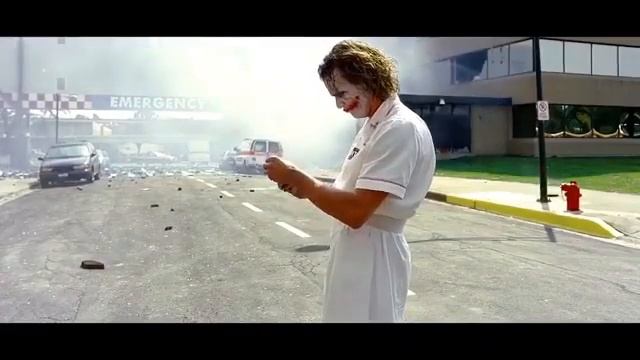 Scene from dark knight by Christopher Nolan , hospital bomb blast смотреть онлайн