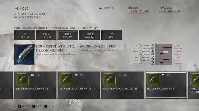 Ryse Son of Rome, Gloves, Armor, ALL Tier 1 to Tier 5, Multiplayer, Arena, XBox One, Armour смотреть онлайн