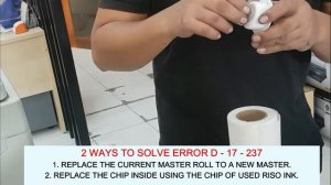 RISO ERROR D -17 -237 (Solved)