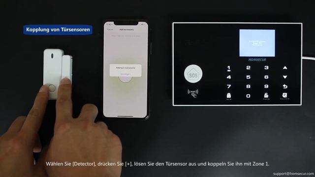 HOMSECUR ZD01 Alarmsystem (4G WIFI) - VERBINDEN смотреть онлайн