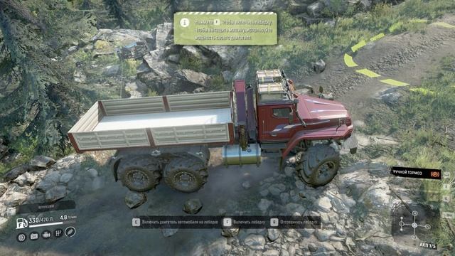 SnowRunner. Висконсин. Блэк Бэджер Лейк. Поручение "Неудачная разведка" смотреть онлайн