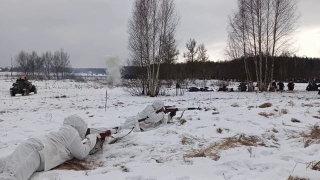 ❄️⭐❄️Юнармейцы 904 помогли в военно-исторической реконструкции смотреть онлайн
