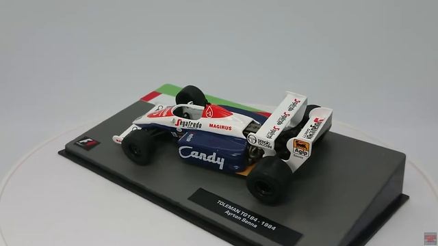 Toleman TG184 - 1984 Ayrton Senna Centauria Formula 1 Auto Collection смотреть онлайн