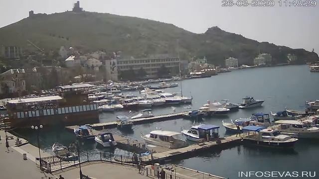Балаклава, набережная Назукина.26 марта 2020 года смотреть онлайн