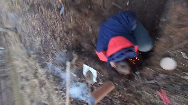 наша первая самодельная печь