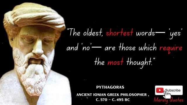Pythagoras Quotes You Should Know Before You Get Old || Pythagoras || Merely Quotes || смотреть онлайн